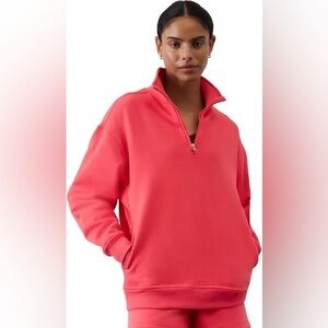 New with Tag Forever Fleece 1/4 Zip Sweatshirt